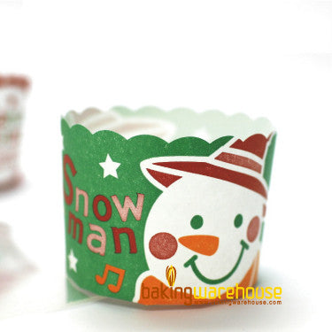 X'mas muffin cup-Green