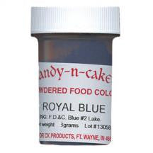 Royal blue color powder candy n cake
