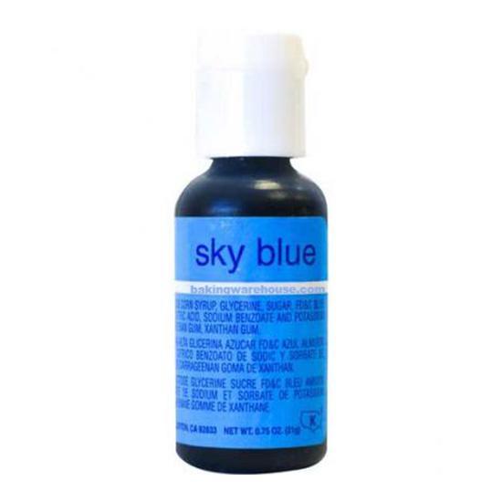 Sky Blue  color gel -Chef Master