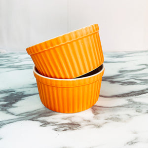 Porcelain Ramekin Orange color