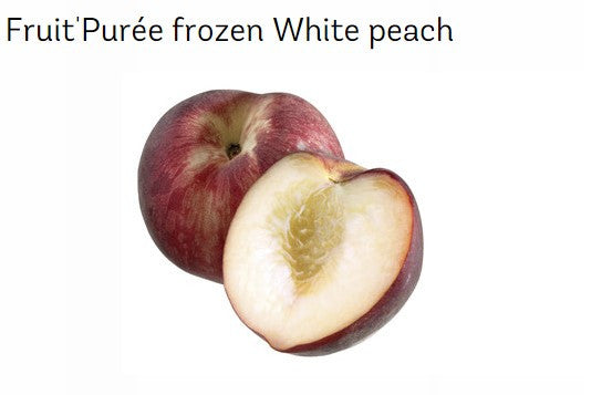 Frozen White Peach Puree