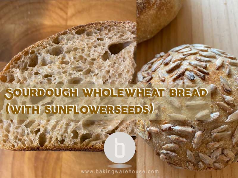 Sourdough Wholewheat Bread with sunflower seed