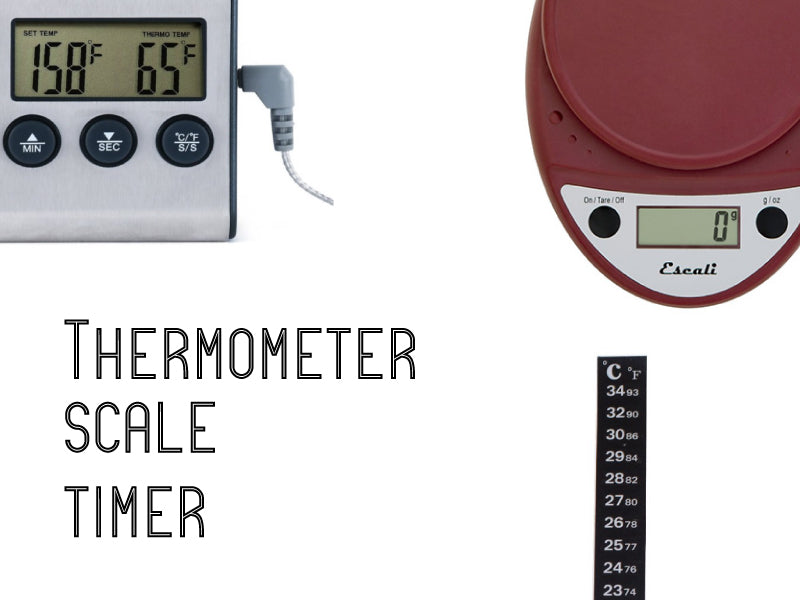
    Thermometers, Timer
  