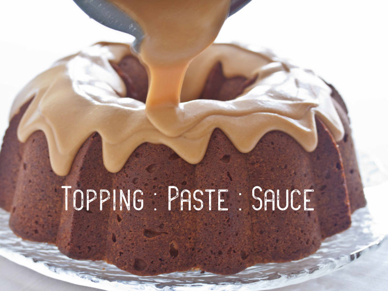 
    Topping, Paste, Sauce
  