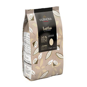 Valrhona Ivoire White Chocolate Feves 35%
