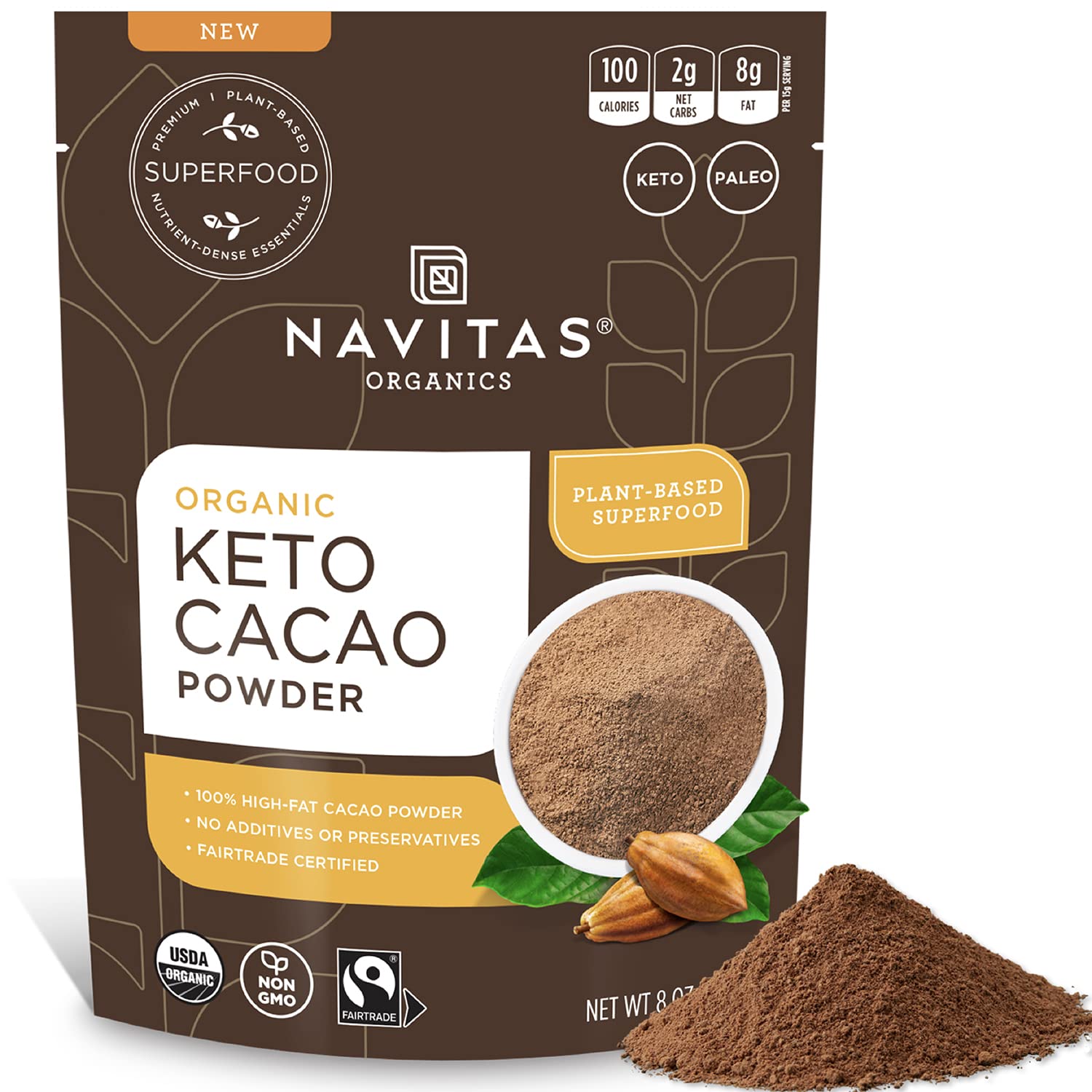 Navitas Organic KETO cacao powder