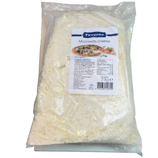 Shreded Mozzarella cheese 2.5Kgs