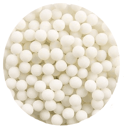 sugar pearl 4mm white