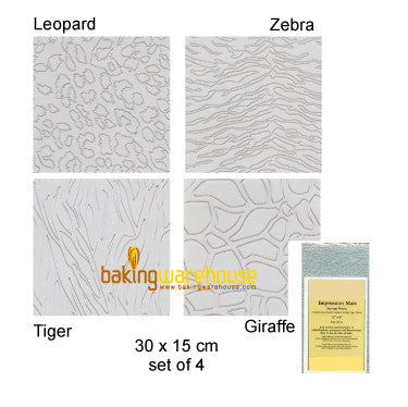 Impress texture sheet-animal print