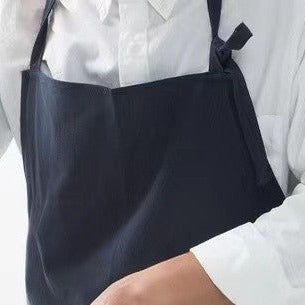 blue cotton apron