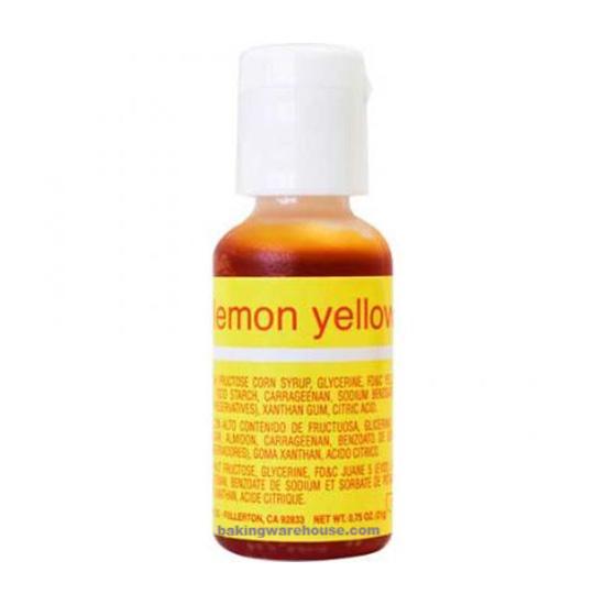 Lemon Yellow color gel -Chef Master