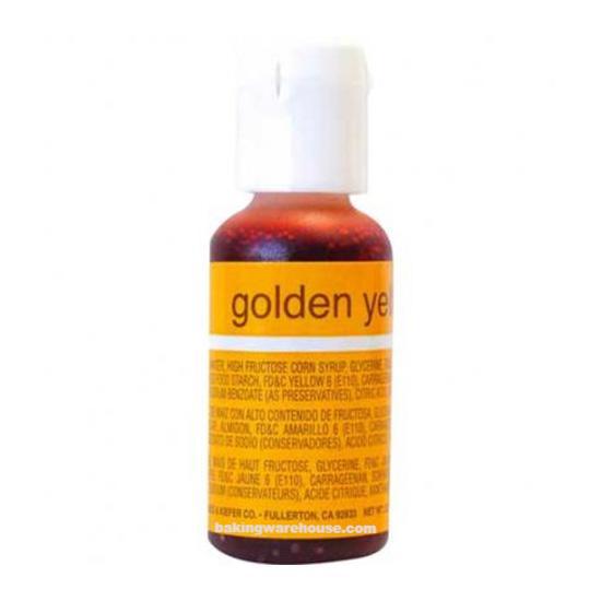 Golden Yellow color gel -Chef Master