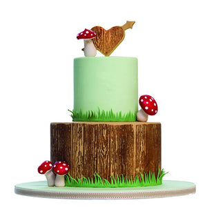 Stamp a cake - Wood & Scirpt