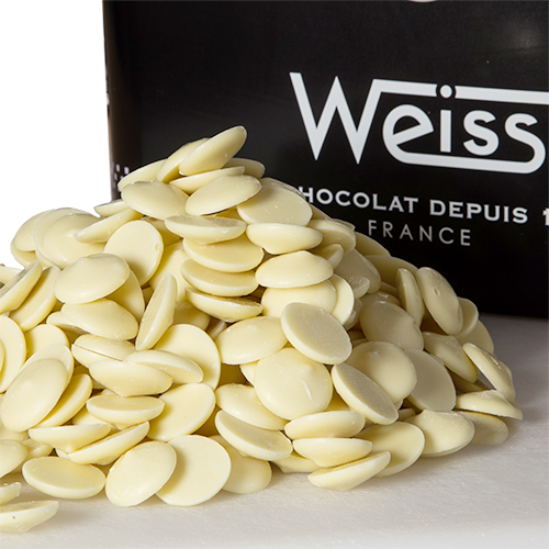 Weiss 29% White chocolate button