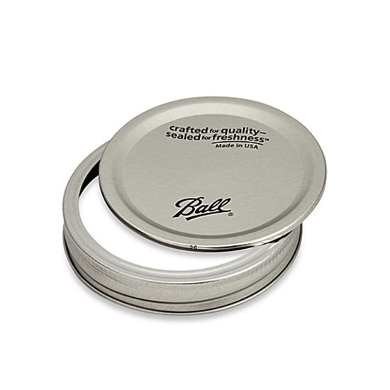 Ball Mason Jar replace lid with band-Regular mouth