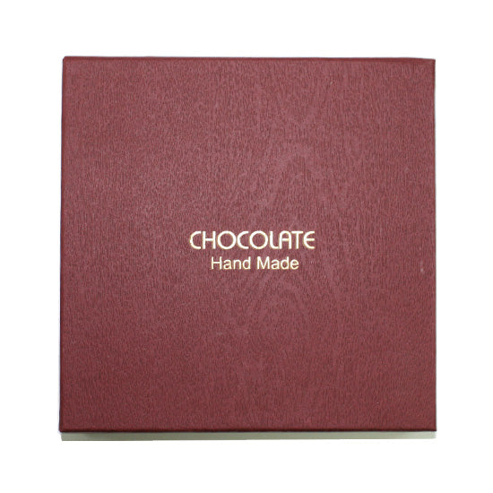 Chocolate Praline Box-Red for 9 pieces praline