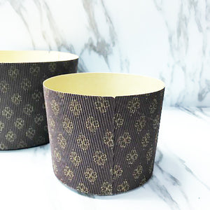 Panettone Paper form | Heavy Corrugated Gold