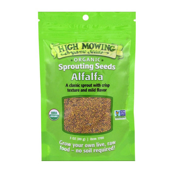 Organic Alfalfa seeds | Sprouting Seeds