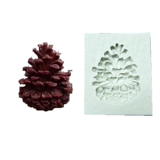 Silicon gum paste mold- Pine mold