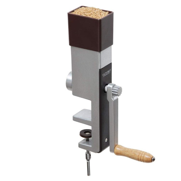 Grain Mill | Hand Crank and with Clamp Base