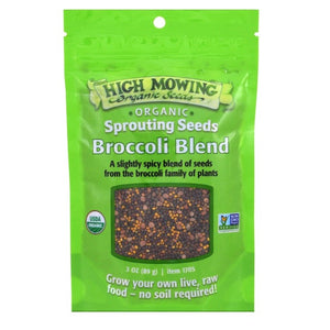 Organic Broccoli seeds blend | Sprouting Seeds