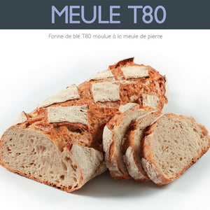 T80 French bread flour 25kg | stone ground