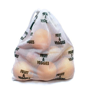 Reusable mesh produce sacks | reusable produce bag with toggle closure
