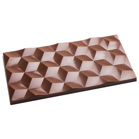 Chocolate Hard Mold - Square 3D Dimension Chocolate Bar mould