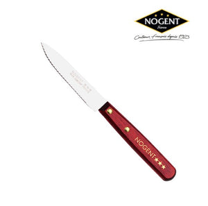 Paring Knife 9cm Notched blade Wooden handle