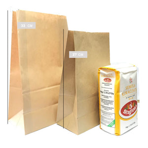 Kraft paper bag 32 cm 50pieces