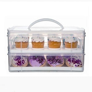 Two Layer Cupcake Carrier - storage box