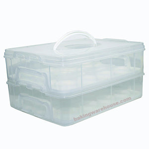 Two Layer Cupcake Carrier - storage box