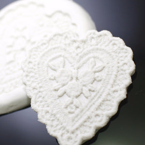 Silicon lace mould - Heart