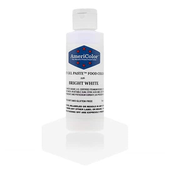 Americolor -BRIGHT WHITE 4.5 oz Soft Gel Paste -