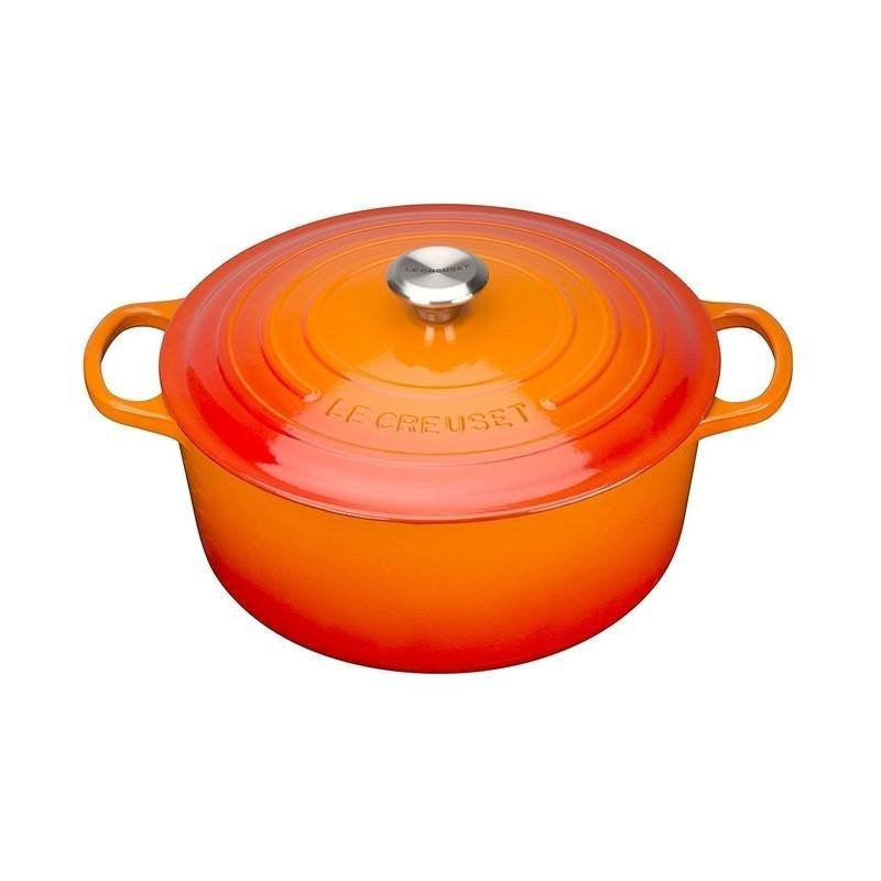 Le Creuset cast iron pot Orange (20cm/24cm/26cm/28cm)