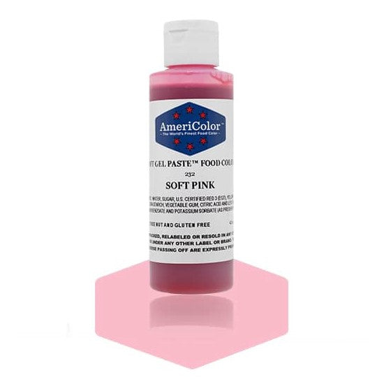 Americolor -SOFT PINK 4.5 oz Soft Gel Paste